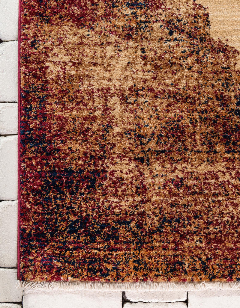 Coastal Haven Collection Area Rug - Dunescape Rectangle Red lifestyle 24