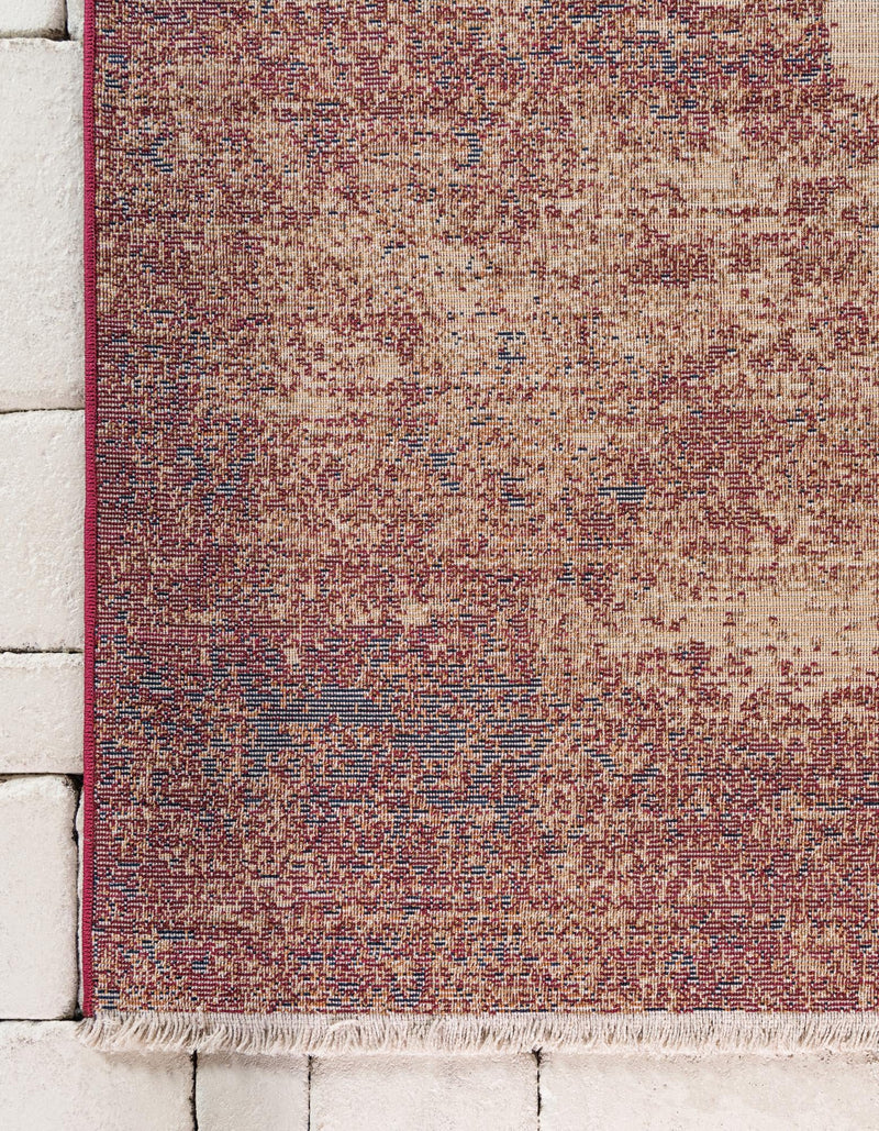 Coastal Haven Collection Area Rug - Dunescape Rectangle Red lifestyle 27