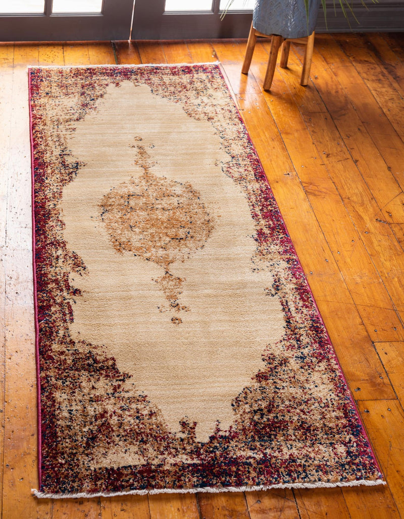 Coastal Haven Collection Area Rug - Dunescape Runner Red lifestyle 39