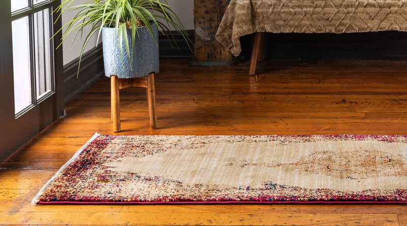 Coastal Haven Collection Area Rug - Dunescape Runner Red lifestyle 51