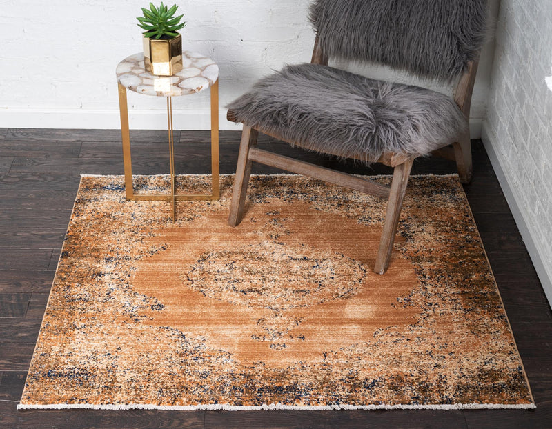 Coastal Haven Collection Area Rug - Dunescape Square Light Brown lifestyle 49