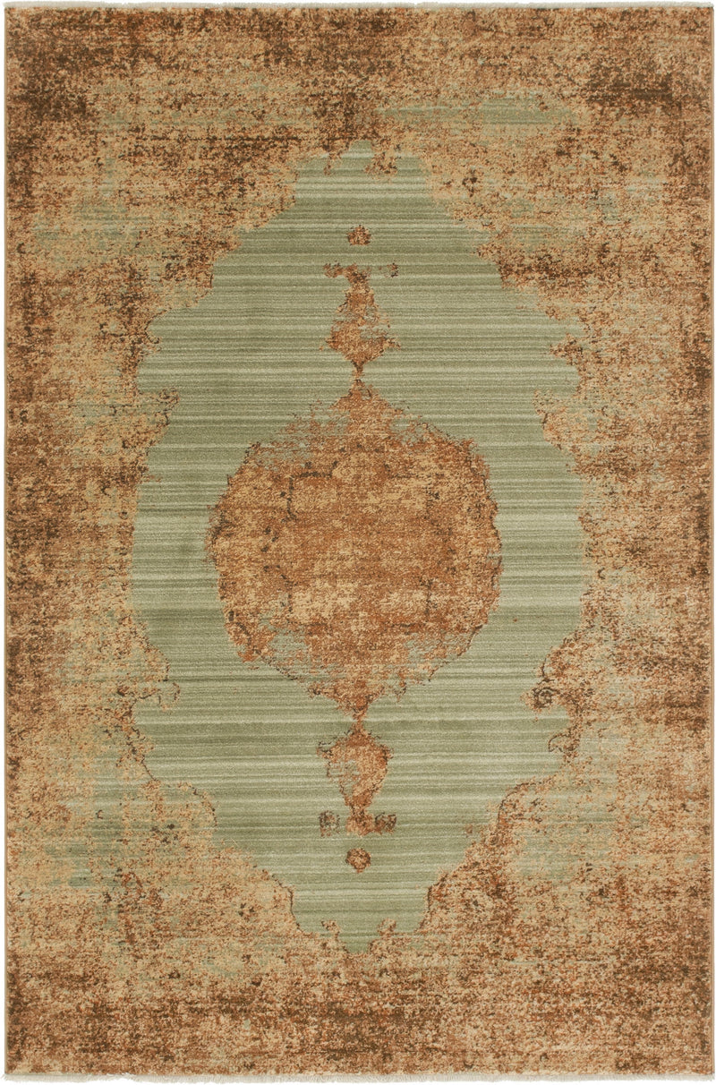 Coastal Haven Collection Area Rug - Dunescape Rectangle Light Green lifestyle 3