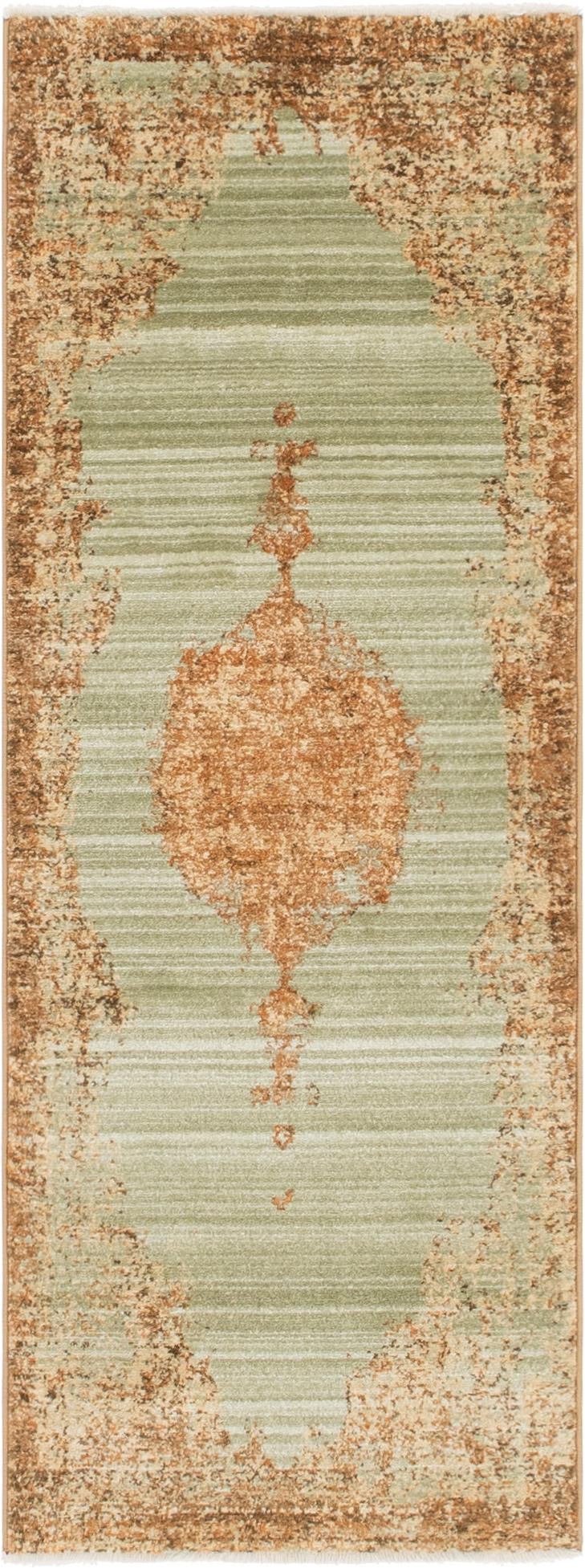 Coastal Haven Collection Area Rug - Dunescape Runner Light Green lifestyle 33
