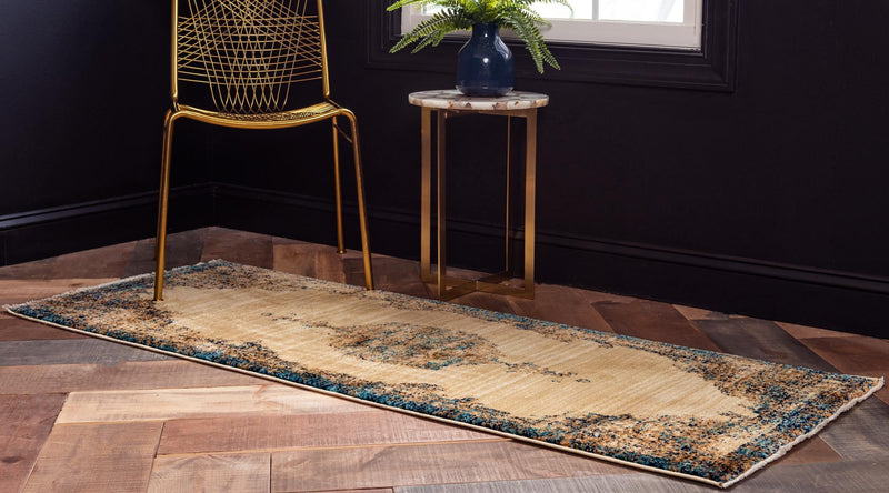 Coastal Haven Collection Area Rug - Dunescape Runner Beige lifestyle 75