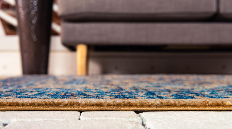 Coastal Haven Collection Area Rug - Mariner Rectangle Orange lifestyle 5