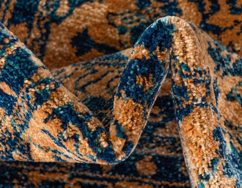 Coastal Haven Collection Area Rug - Mariner Rectangle Orange lifestyle 8