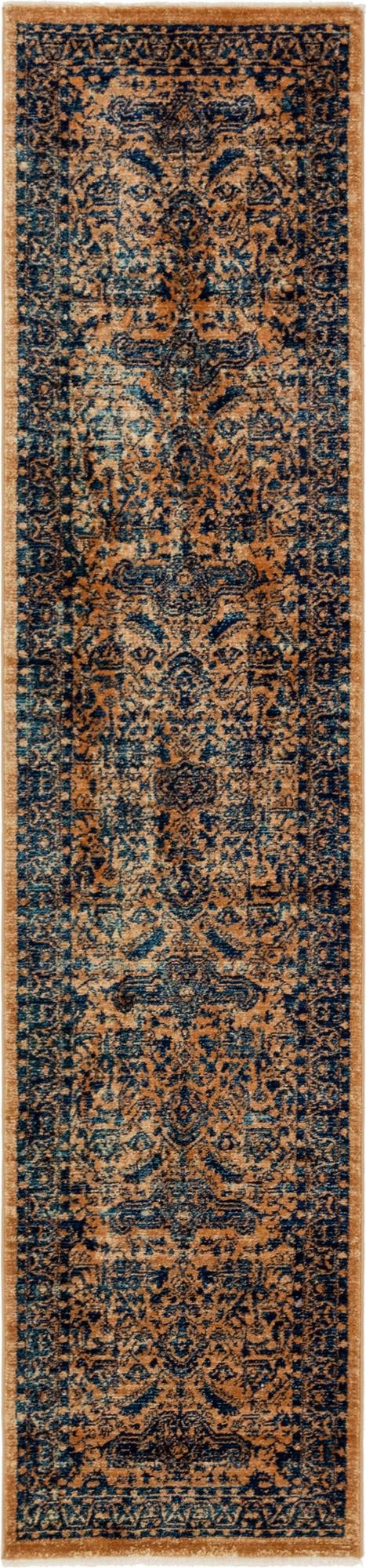Coastal Haven Collection Area Rug - Mariner Runner Orange lifestyle 13
