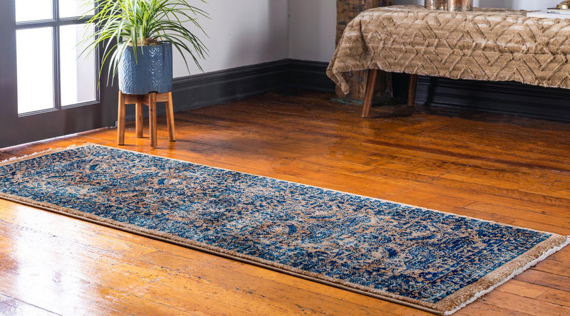 Coastal Haven Collection Area Rug - Mariner Runner Orange lifestyle 19