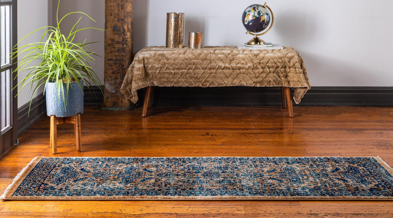Coastal Haven Collection Area Rug - Mariner Runner Orange lifestyle 22