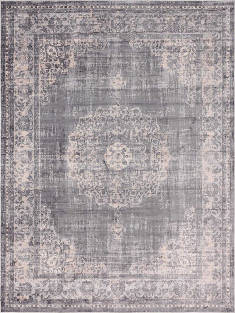 Heirloom Harbor Collection Area Rug - Heritage Rectangle Gray lifestyle 5