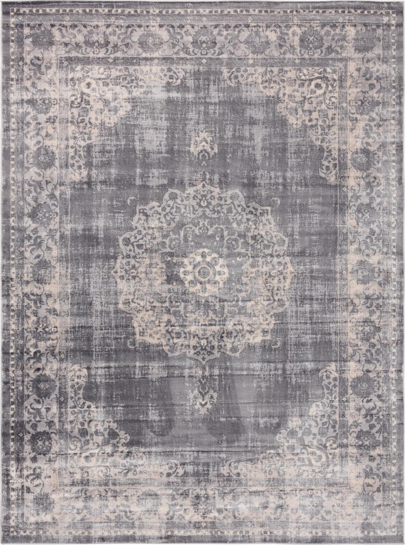 Heirloom Harbor Collection Area Rug - Heritage Rectangle Gray lifestyle 2