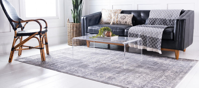 Heirloom Harbor Collection Area Rug - Heritage Rectangle Gray lifestyle 12