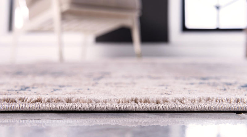 Heirloom Harbor Collection Area Rug - Heritage Rectangle Beige and Blue lifestyle 24