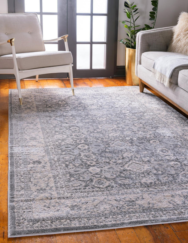 Heirloom Harbor Collection Area Rug - Cove Rectangle Gray lifestyle 4