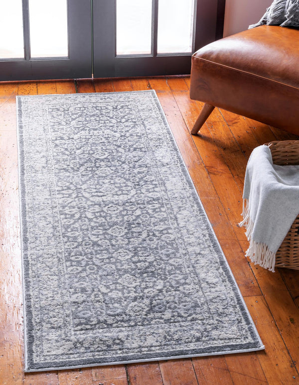 Heirloom Harbor Collection Area Rug - Cove Runner Gray lifestyle 35