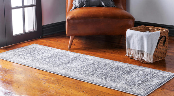 Heirloom Harbor Collection Area Rug - Cove Runner Gray lifestyle 39