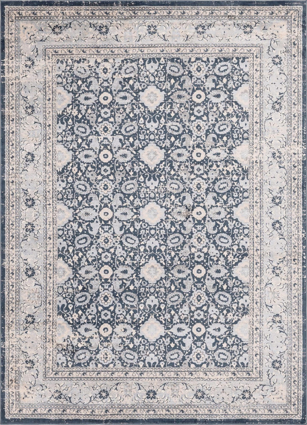 Heirloom Harbor Collection Area Rug - Cove Rectangle Dark Blue lifestyle 2