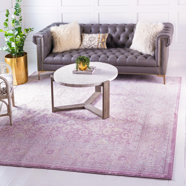 Heirloom Harbor Collection Area Rug - Cove Square Violet lifestyle 49