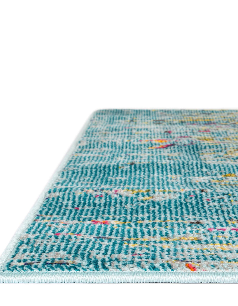 Venetian Tapestry Collection Area Rug - SanMarco Rectangle Turquoise lifestyle 14