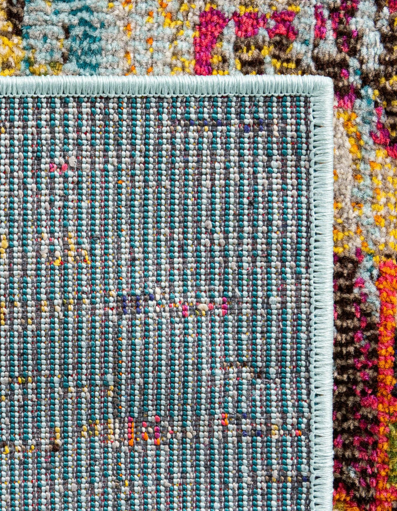 Venetian Tapestry Collection Area Rug - SanMarco Rectangle Turquoise lifestyle 17