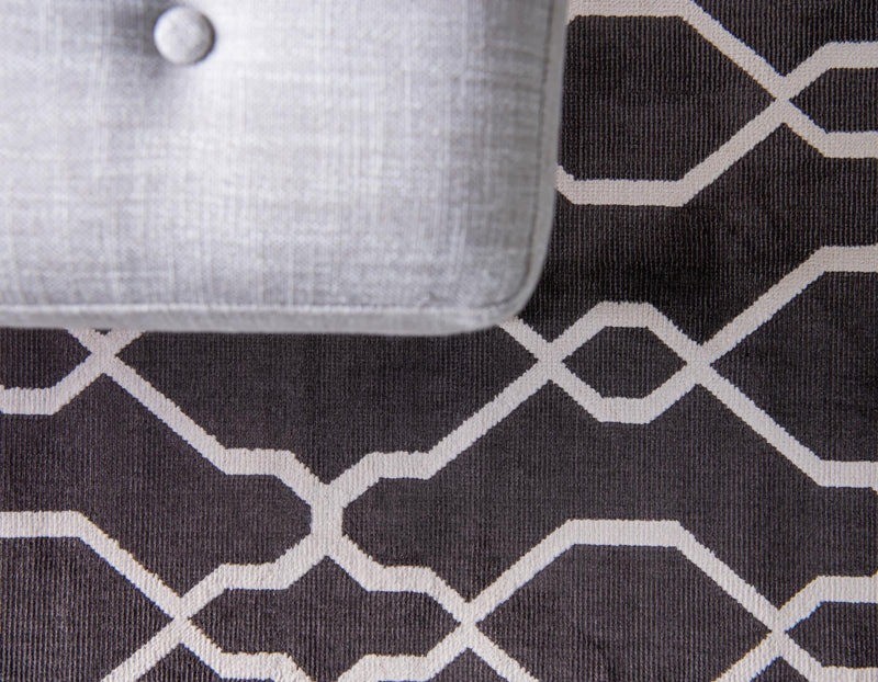 Patio Paradise Collection Area Rug - Lagoon Rectangle Dark Gray lifestyle 21