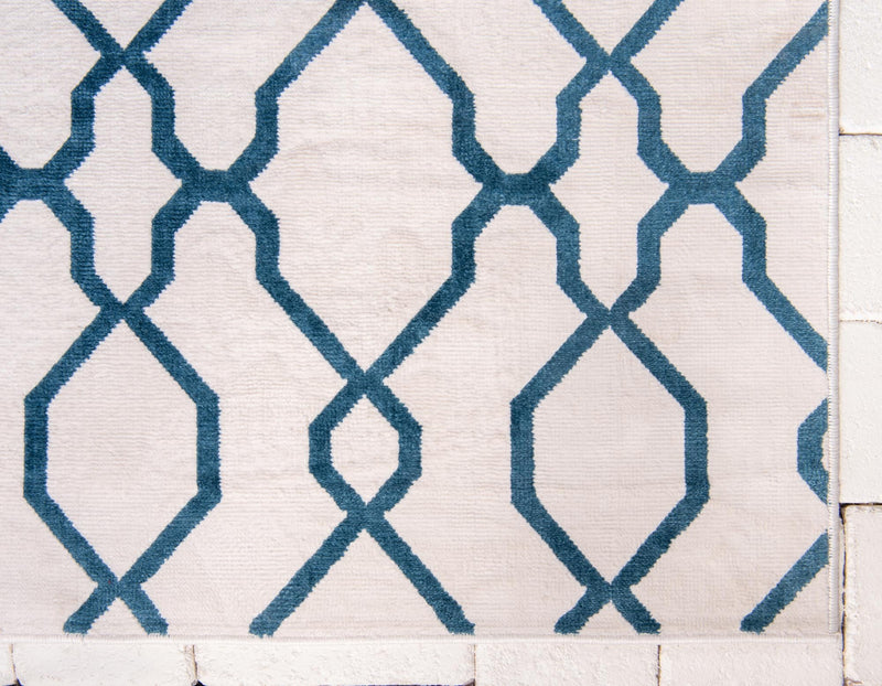 Patio Paradise Collection Area Rug - Lagoon Rectangle Cream lifestyle 18
