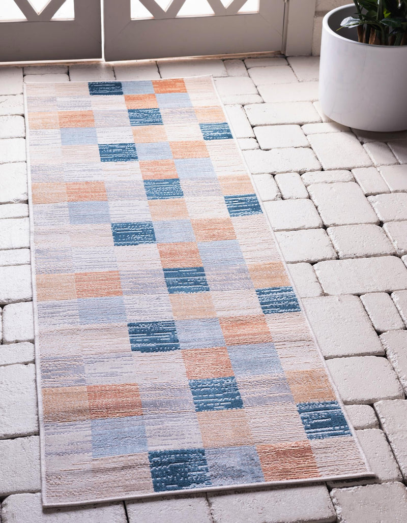 Patio Paradise Collection Area Rug - Bungalow Runner Cream lifestyle 14