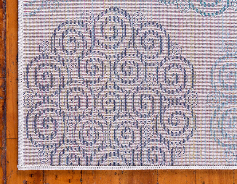 Seaside Embrace Collection Area Rug - Dune Rectangle Turquoise lifestyle 10