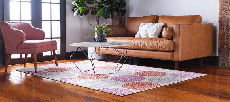 Seaside Embrace Collection Area Rug - Dune Rectangle Multi lifestyle 5