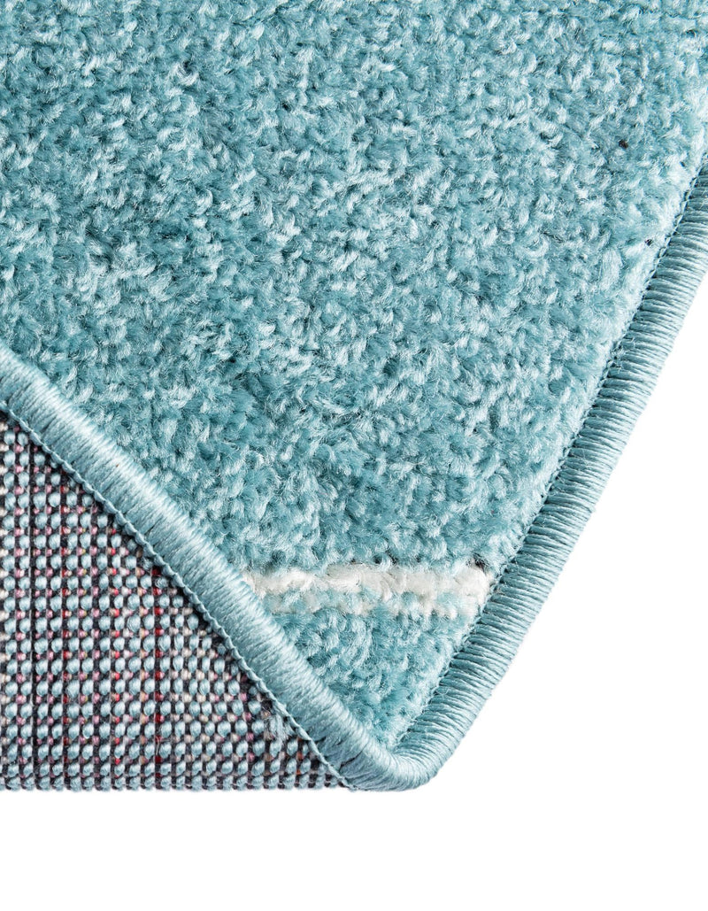 Lattice Garden Collection Area Rug - Arborville (Light Blue) Round Light Blue lifestyle 41