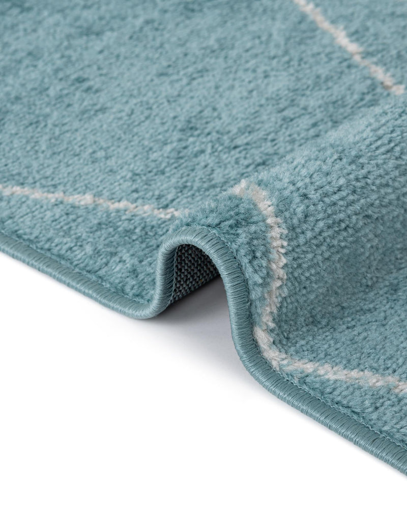 Lattice Garden Collection Area Rug - Arborville (Light Blue) Runner Light Blue lifestyle 66
