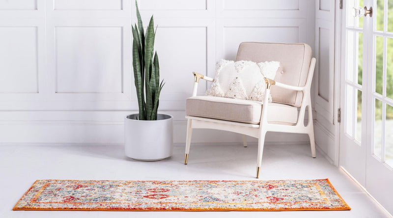 Amalfi Coast Woven Collection Area Rug - Positano Runner Multi lifestyle 86