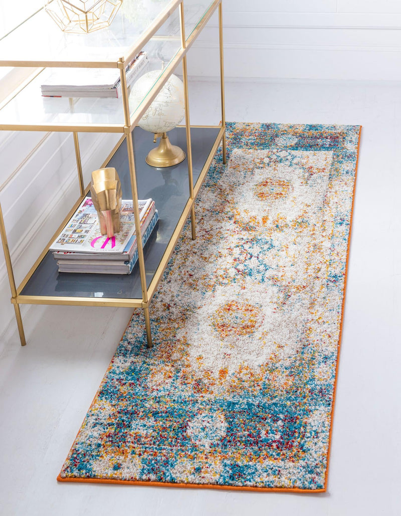 Amalfi Coast Woven Collection Area Rug - Ravello Runner Beige lifestyle 39