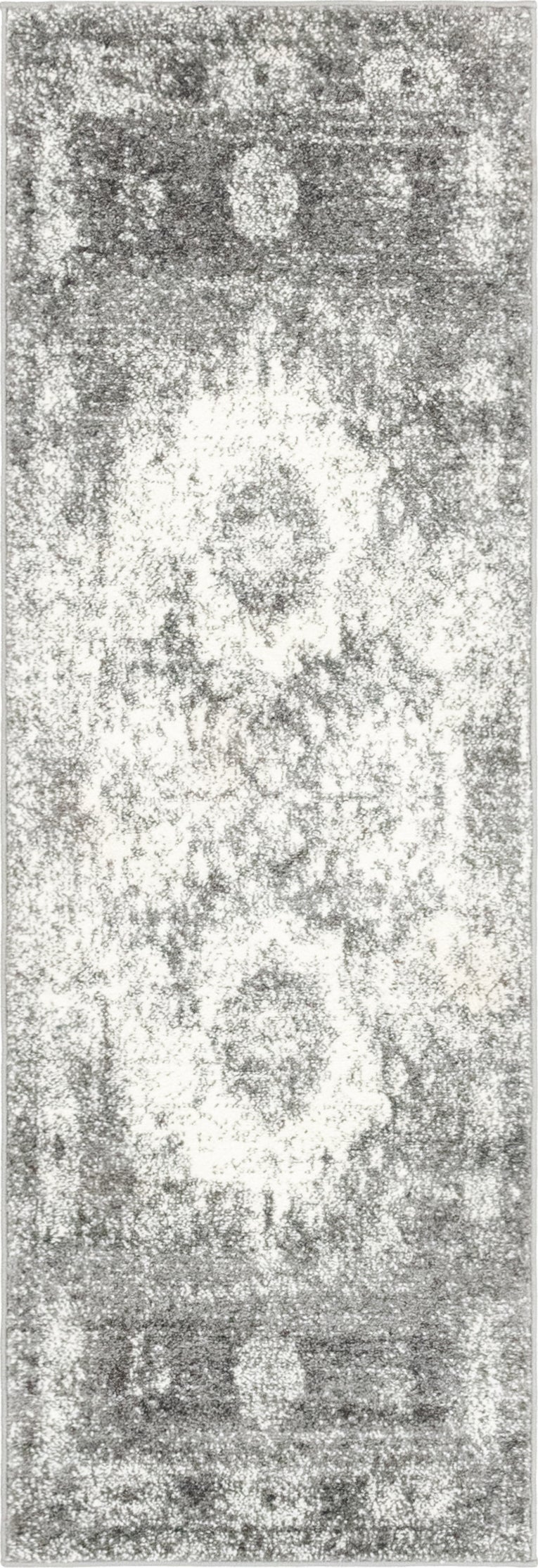 Amalfi Coast Woven Collection Area Rug - Ravello Runner Gray lifestyle 11
