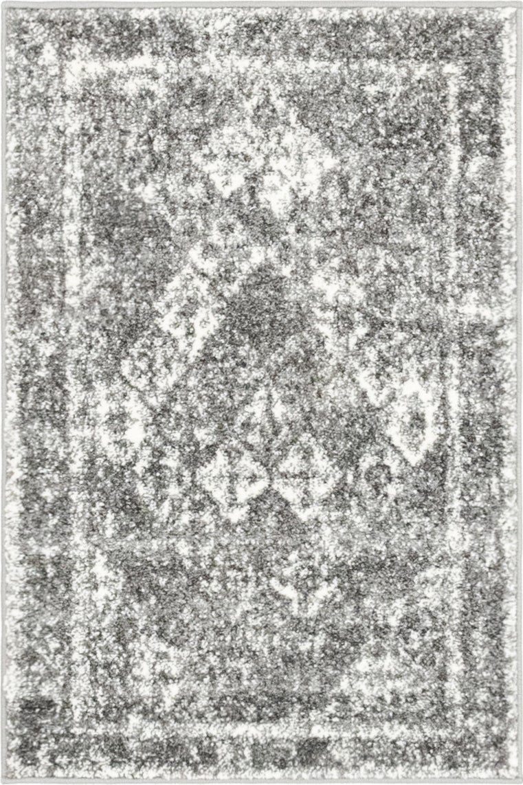 Amalfi Coast Woven Collection Area Rug - Positano Rectangle Gray lifestyle 2