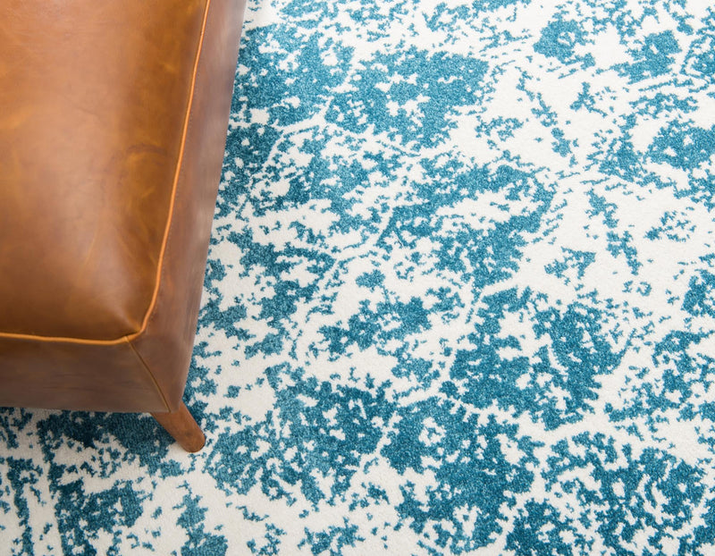 Amalfi Coast Woven Collection Area Rug - Positano Runner Blue lifestyle 93