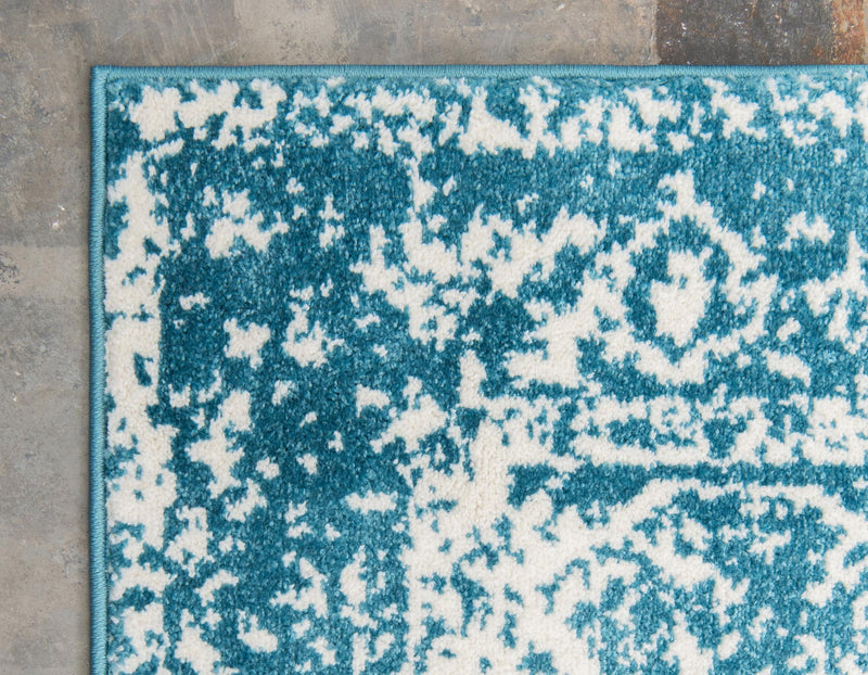 Amalfi Coast Woven Collection Area Rug - Positano Runner Blue lifestyle 107