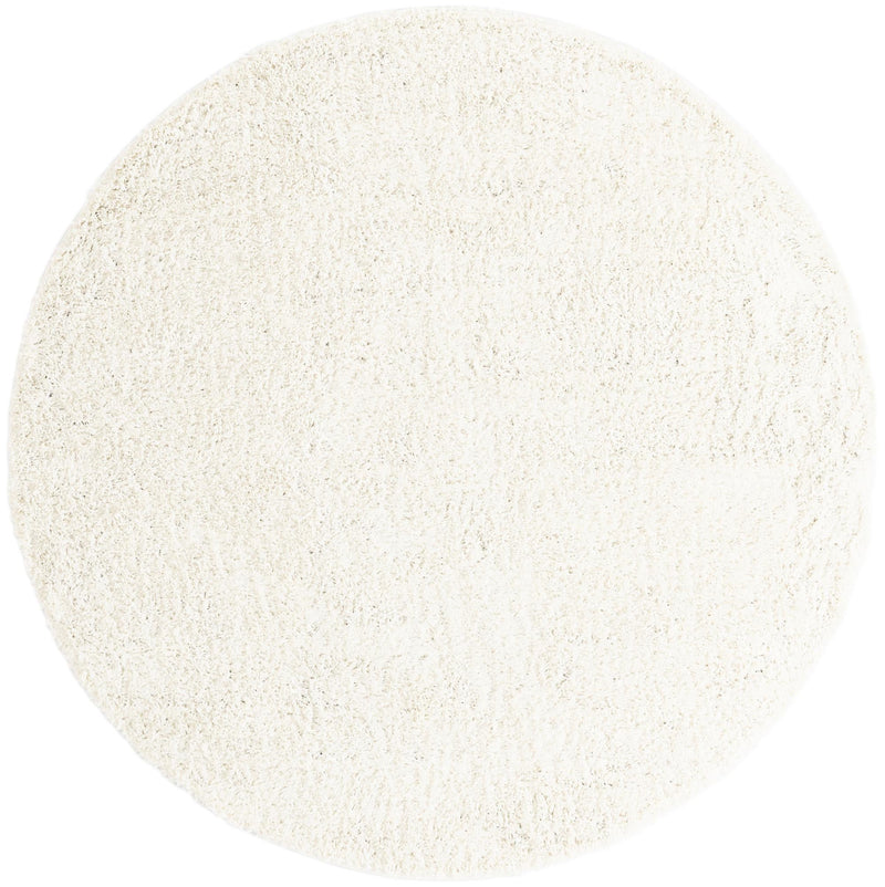 Alpine Plush Collection Area Rug - Cortina (White) Round White lifestyle 2