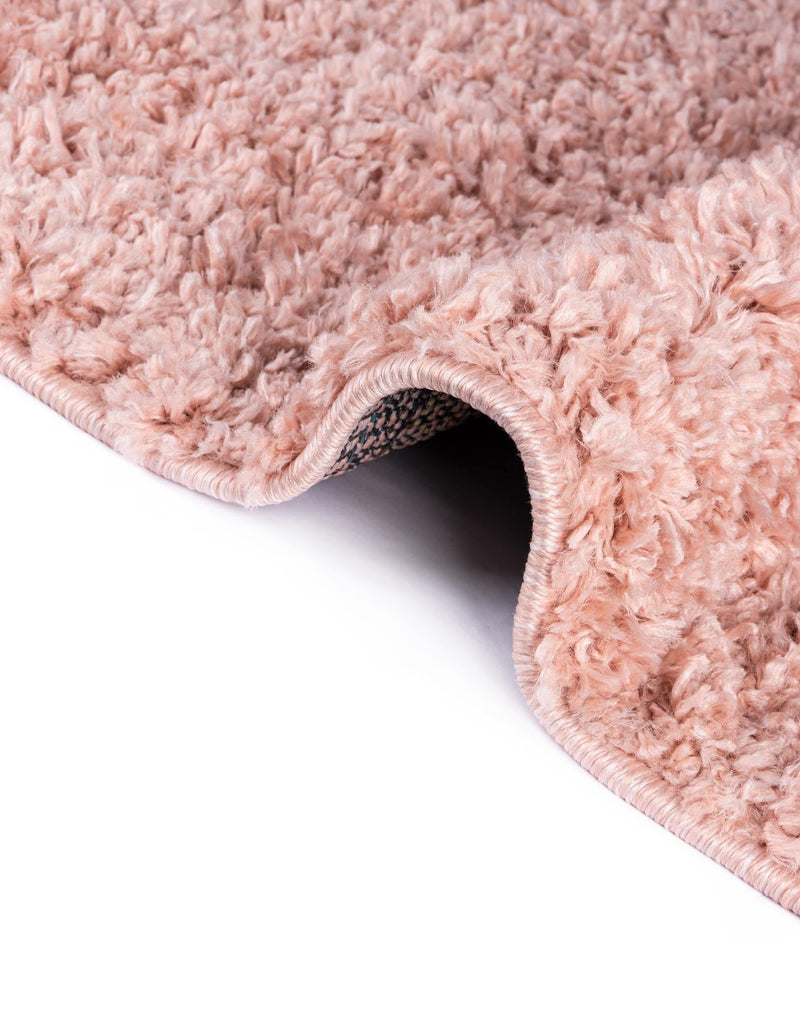 Alpine Plush Collection Area Rug - Cortina (Dusty Rose) Square Dusty Rose lifestyle 42