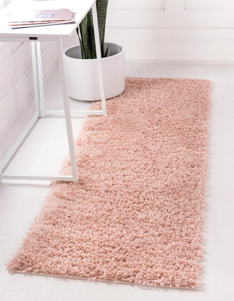 Alpine Plush Collection Area Rug - Cortina (Dusty Rose) Runner Dusty Rose lifestyle 12