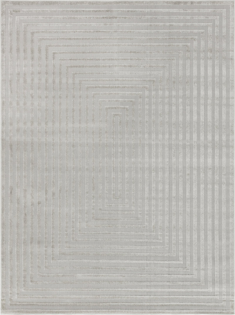 Catalina Cove Outdoor Collection Area Rug - Avalon Rectangle Gray lifestyle 5