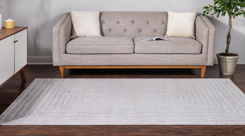 Catalina Cove Outdoor Collection Area Rug - Avalon Rectangle Gray lifestyle 16