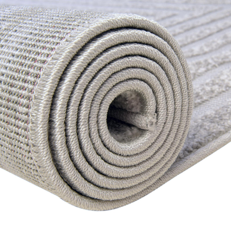 Catalina Cove Outdoor Collection Area Rug - Avalon Rectangle Gray lifestyle 53