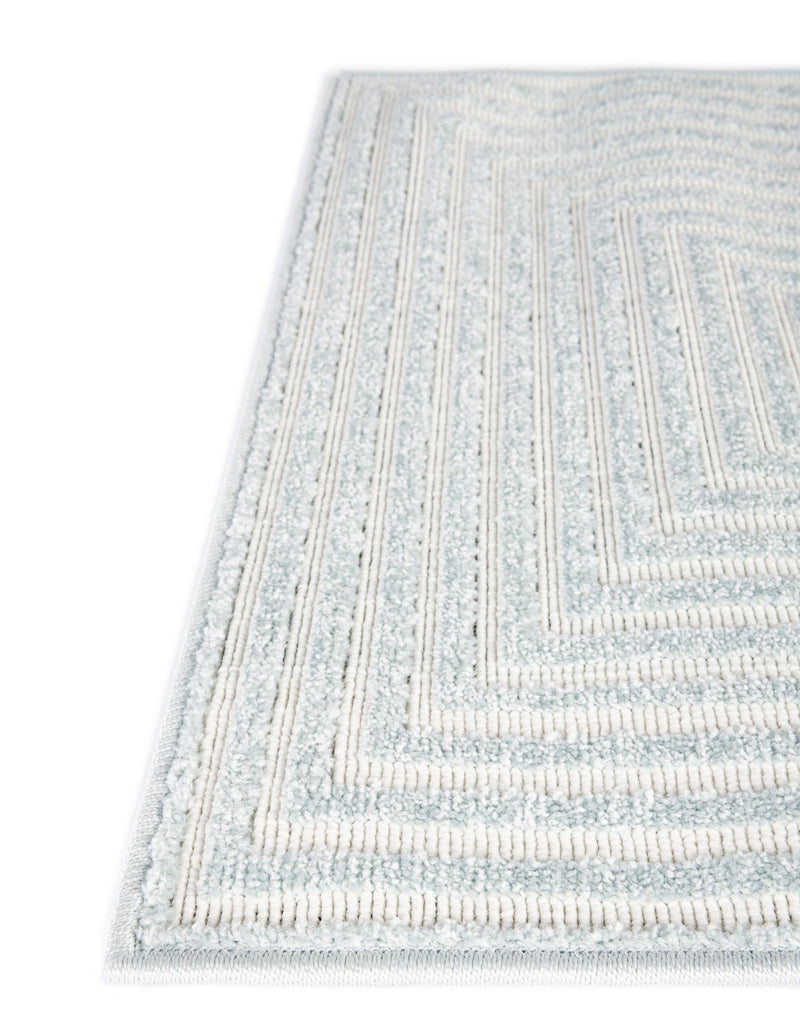 Catalina Cove Outdoor Collection Area Rug - Avalon Rectangle Light Blue lifestyle 18