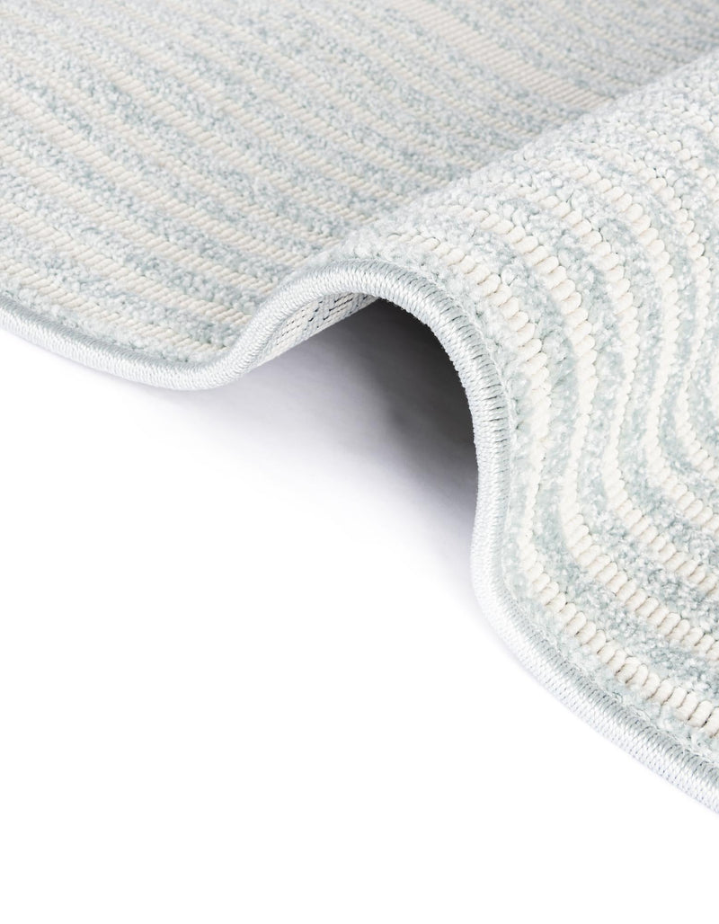Catalina Cove Outdoor Collection Area Rug - Avalon Rectangle Light Blue lifestyle 27