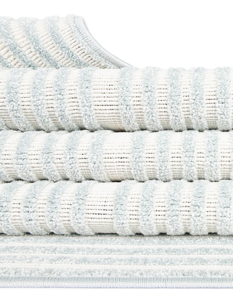 Catalina Cove Outdoor Collection Area Rug - Avalon Rectangle Light Blue lifestyle 38