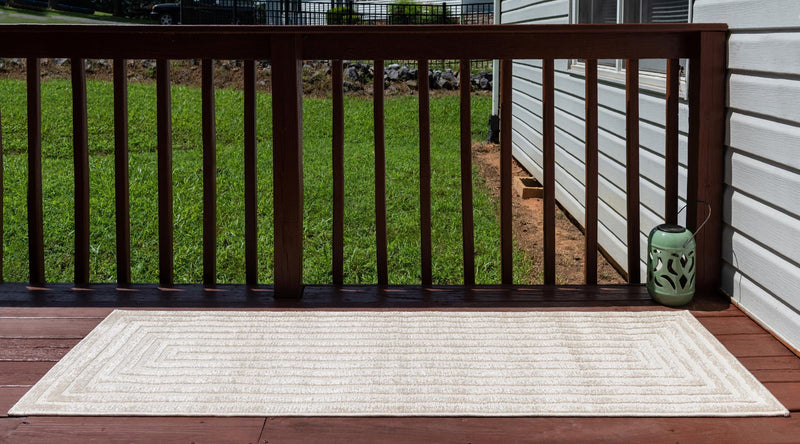Catalina Cove Outdoor Collection Area Rug - Avalon Runner Beige lifestyle 68