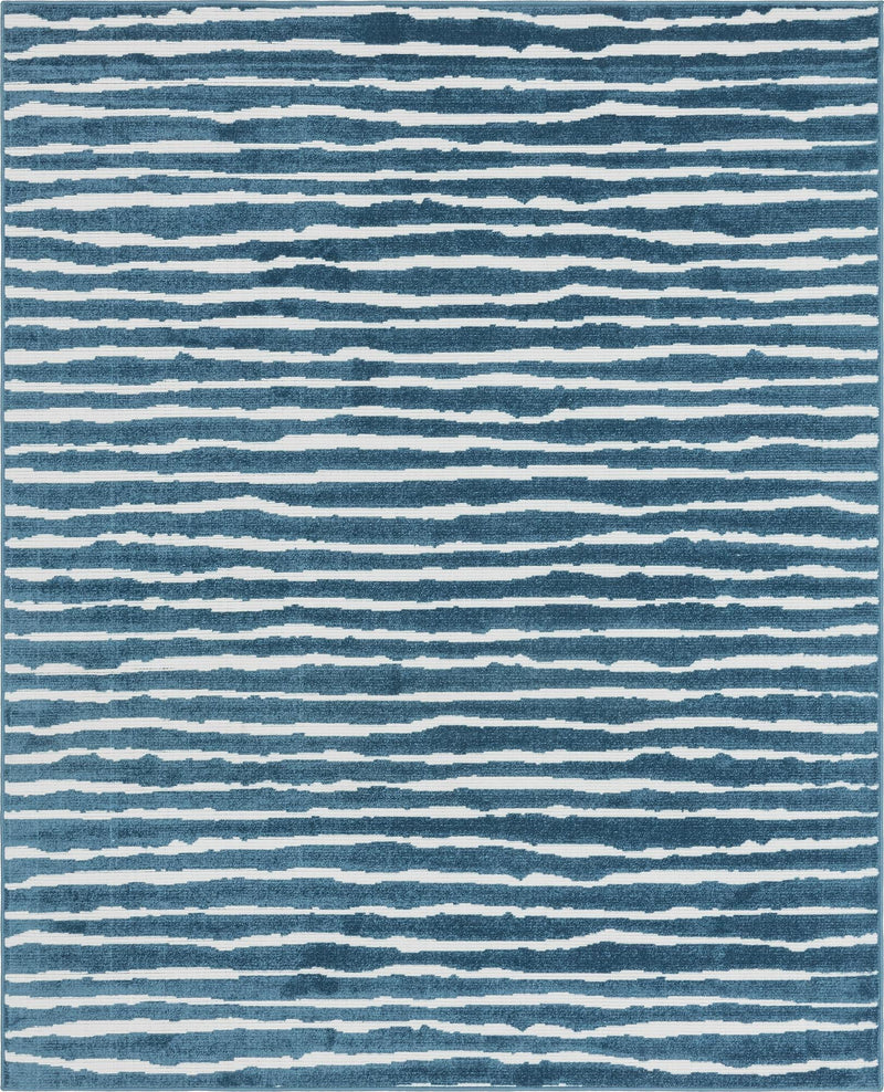 Catalina Cove Outdoor Collection Area Rug - Balboa Rectangle Blue lifestyle 2