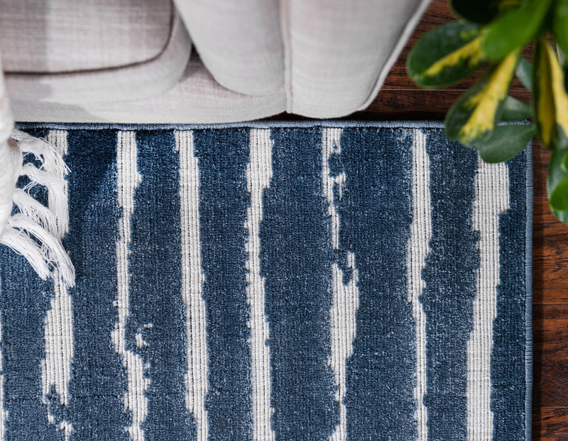 Catalina Cove Outdoor Collection Area Rug - Balboa Rectangle Blue lifestyle 12