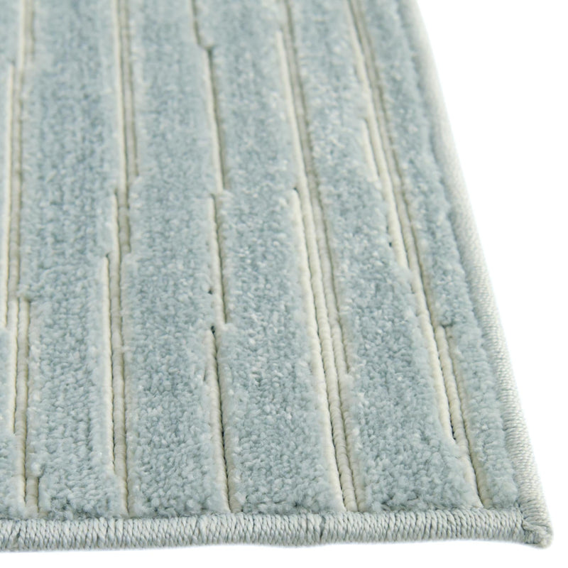 Catalina Cove Outdoor Collection Area Rug - Balboa Rectangle Light Blue lifestyle 11